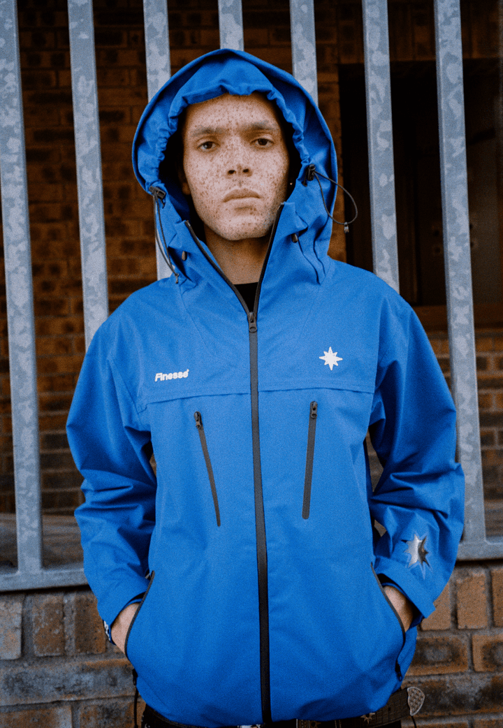 "FAS" WATERPROOF JACKET BLUE