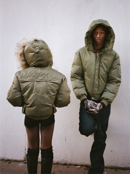 FINESSE* MERCENARY GREEN BOMBER