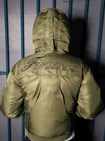 FINESSE* MERCENARY GREEN BOMBER