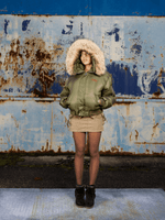 FINESSE* MERCENARY GREEN BOMBER