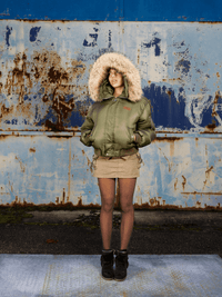 FINESSE* MERCENARY GREEN BOMBER