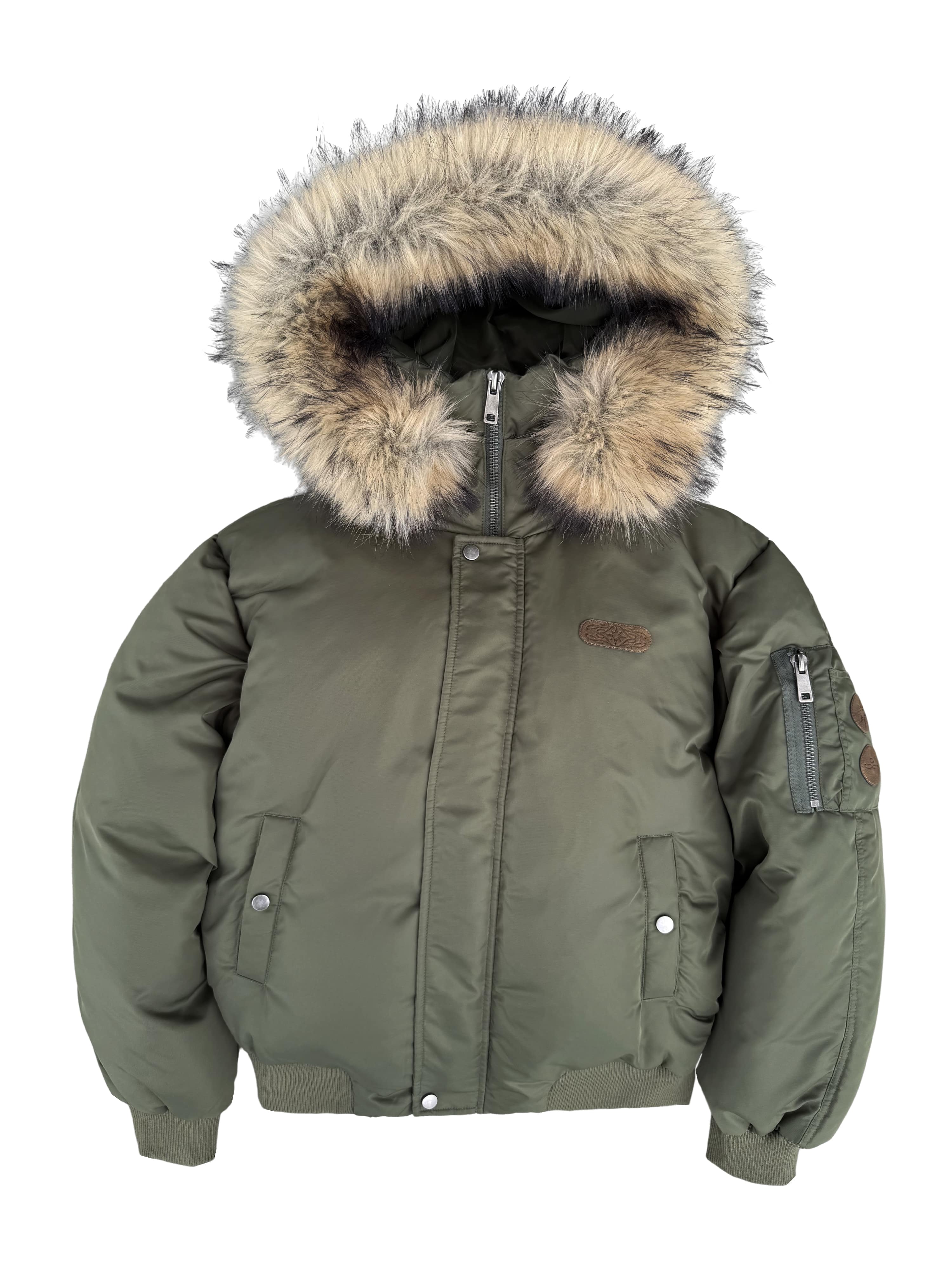 FINESSE* MERCENARY GREEN BOMBER