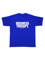 TEE "BUSINESS THERAPY" BLUE PUFF