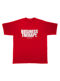 TEE "BUSINESS THERAPY" RED