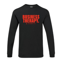 Finesse Business Therapy Long Sleeve rouge présenté sur fond blanc.
