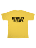 TEE "BUSINESS THERAPY" YELLOW PUFF
