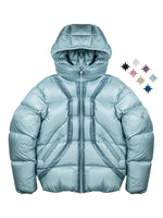 FINESSE* ALIVE PUFFER JACKET [ICE BLUE]