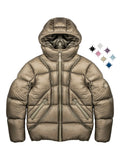 "ALIVE" PUFFER JACKET - LIGHT BRONZE