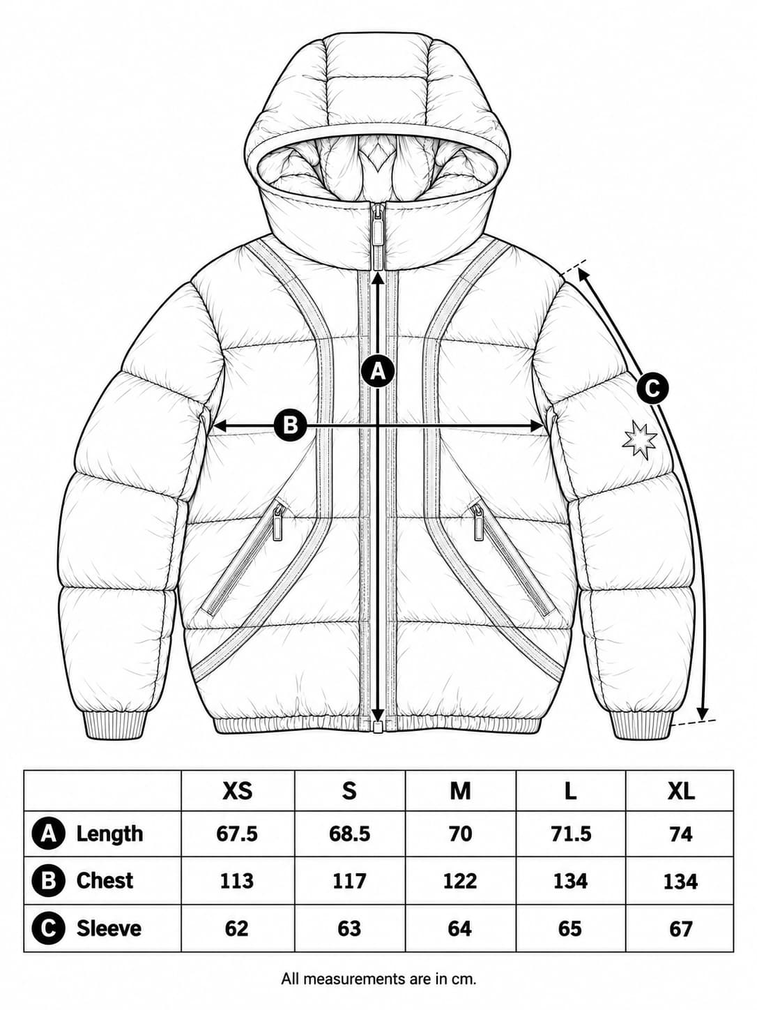 GUIDE DE TAILLE