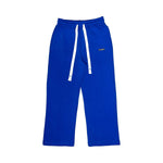 Finesse Air Cotton Sweatpants bleu présenté à plat.