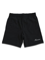 Finesse Cotton Short noir présenté en packshot sur fond blanc.