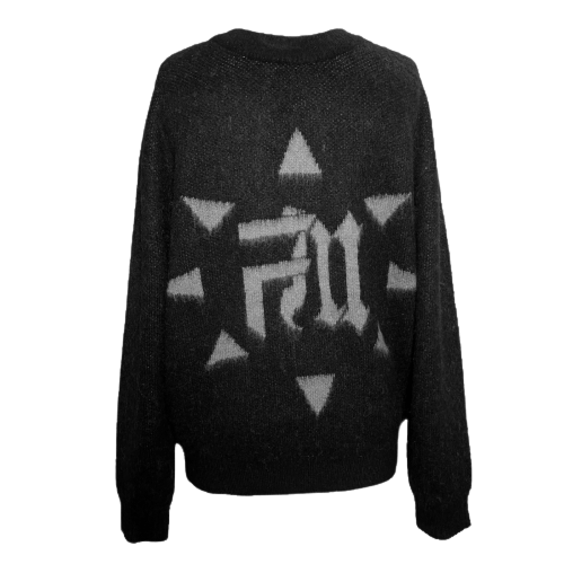 Finesse Mohair Black Bird présenté sur fond blanc.