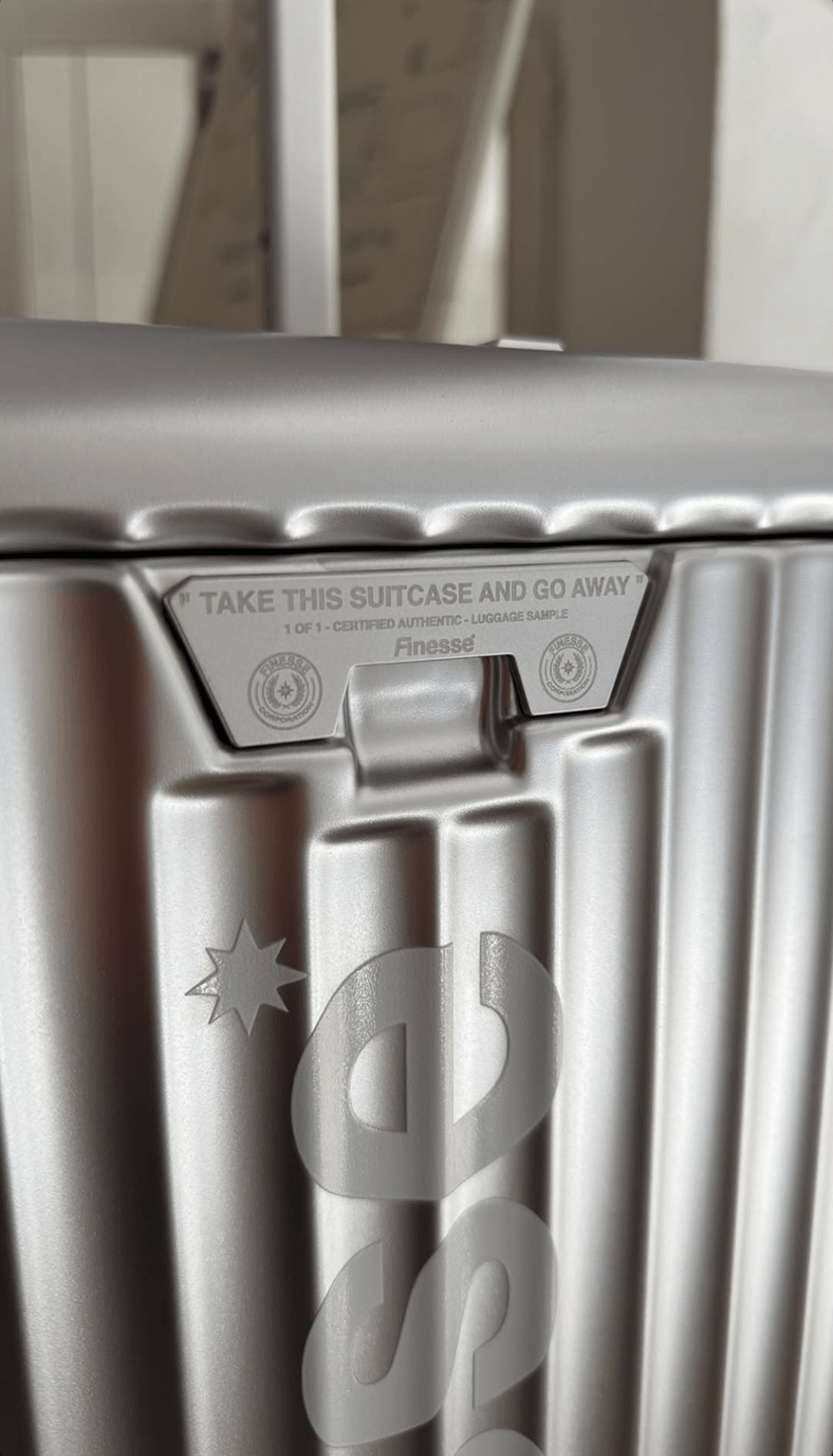 Zoom sur un détail de la valise Finesse Suitcase