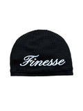 WAFFLE BLACK BEANIE