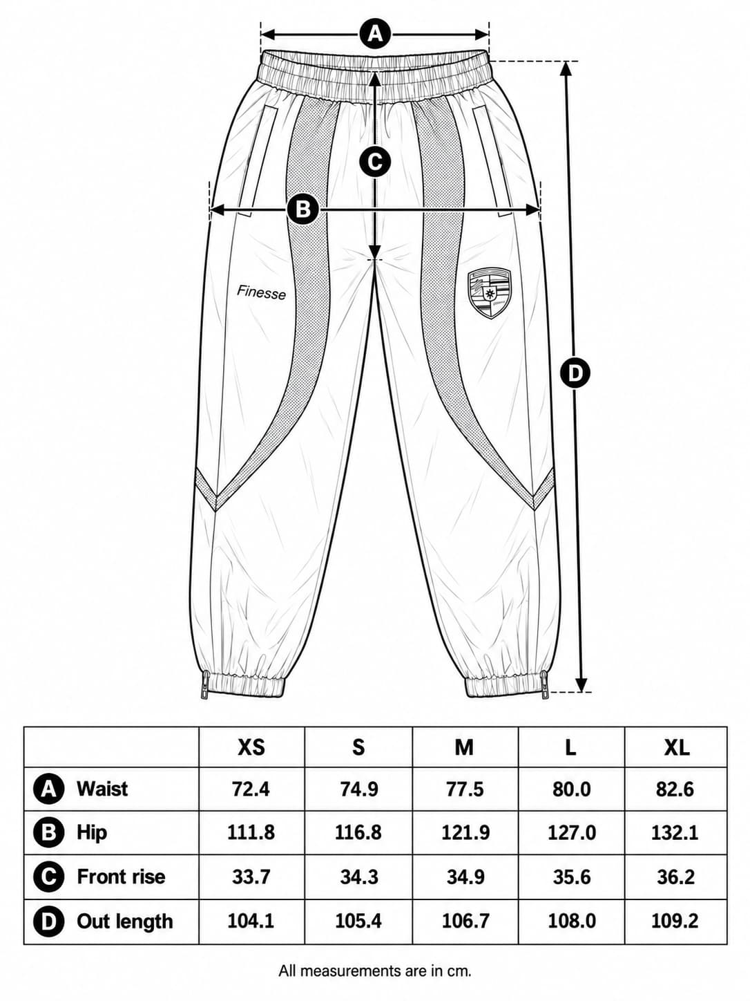 GUIDE DE TAILLE