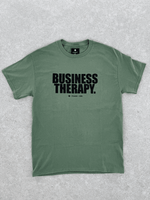 TEE "BUSINESS THERAPY" KAKI PUFF