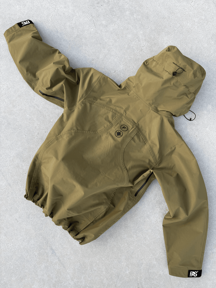 "FAS" WATERPROOF JACKET KAKI