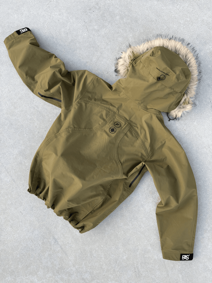 "FAS" WATERPROOF JACKET KAKI