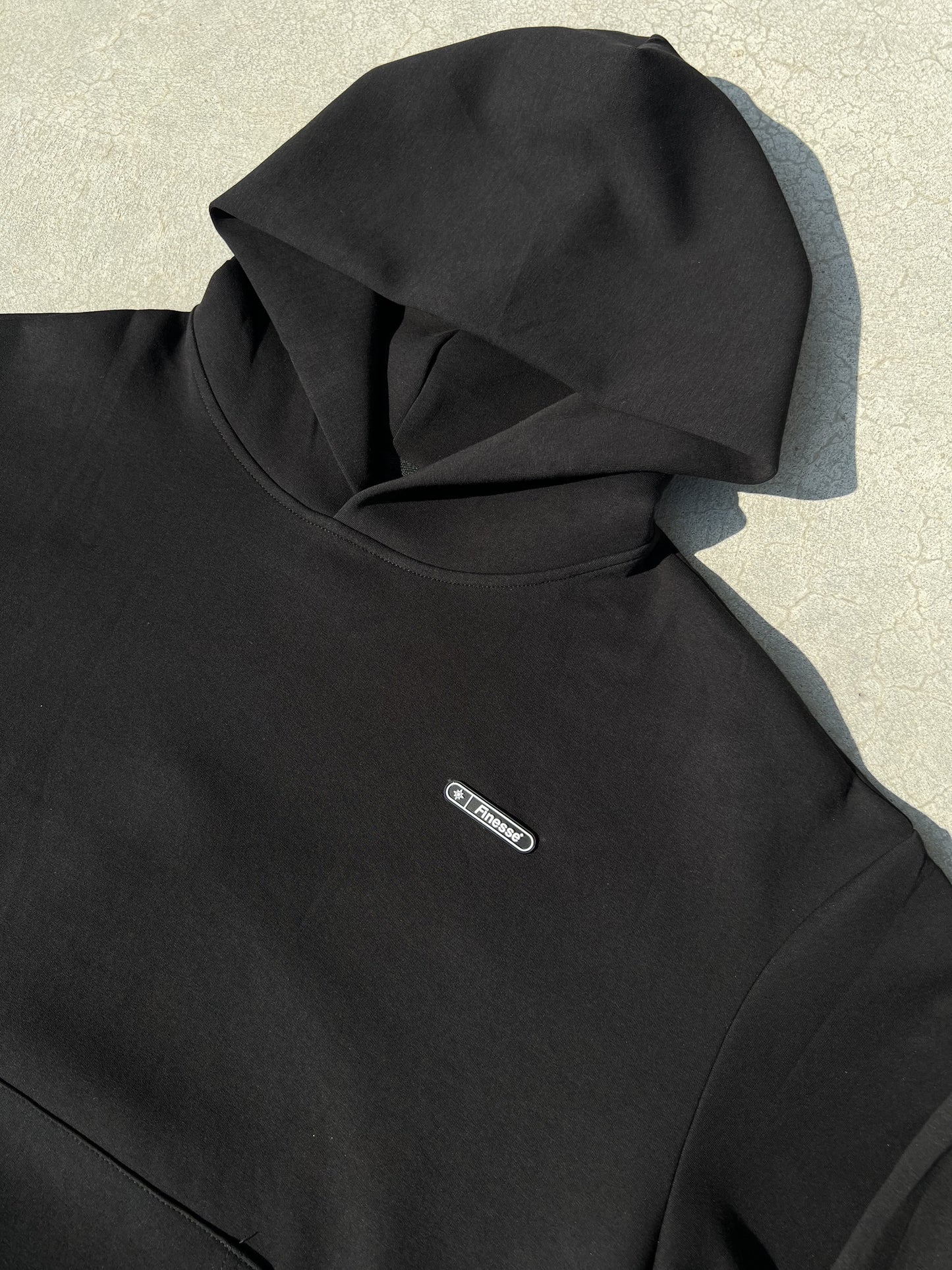 FINESSE® AIR COTTON HOODIE [BLACK]