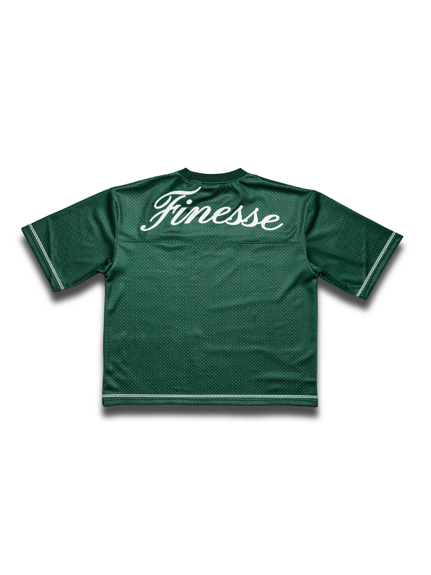 Jersey Finesse 44 Velvet Green présenté de dos en packshot sur fond blanc