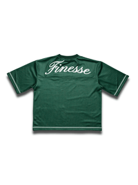 Jersey Finesse 44 Velvet Green présenté de dos en packshot sur fond blanc