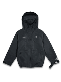 "FAS" WATERPROOF JACKET BLACK