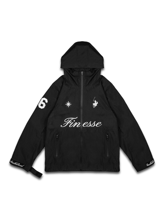 "FOLO" WATERPROOF JACKET - BLACK
