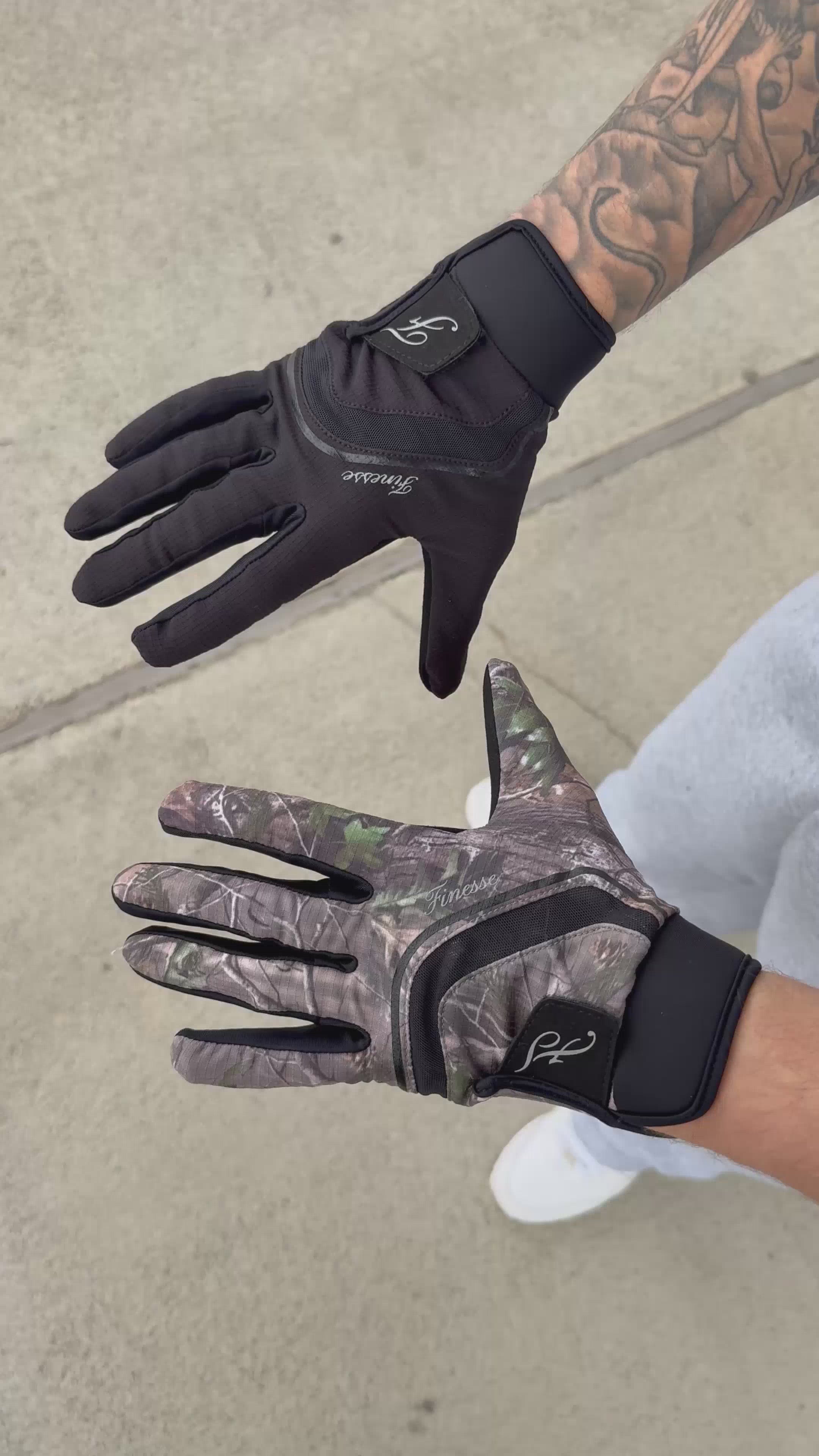 FINESSE* "TACTIC" GLOVES BLACK