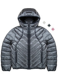 SLIM PUFFER JACKET - DARK GREY