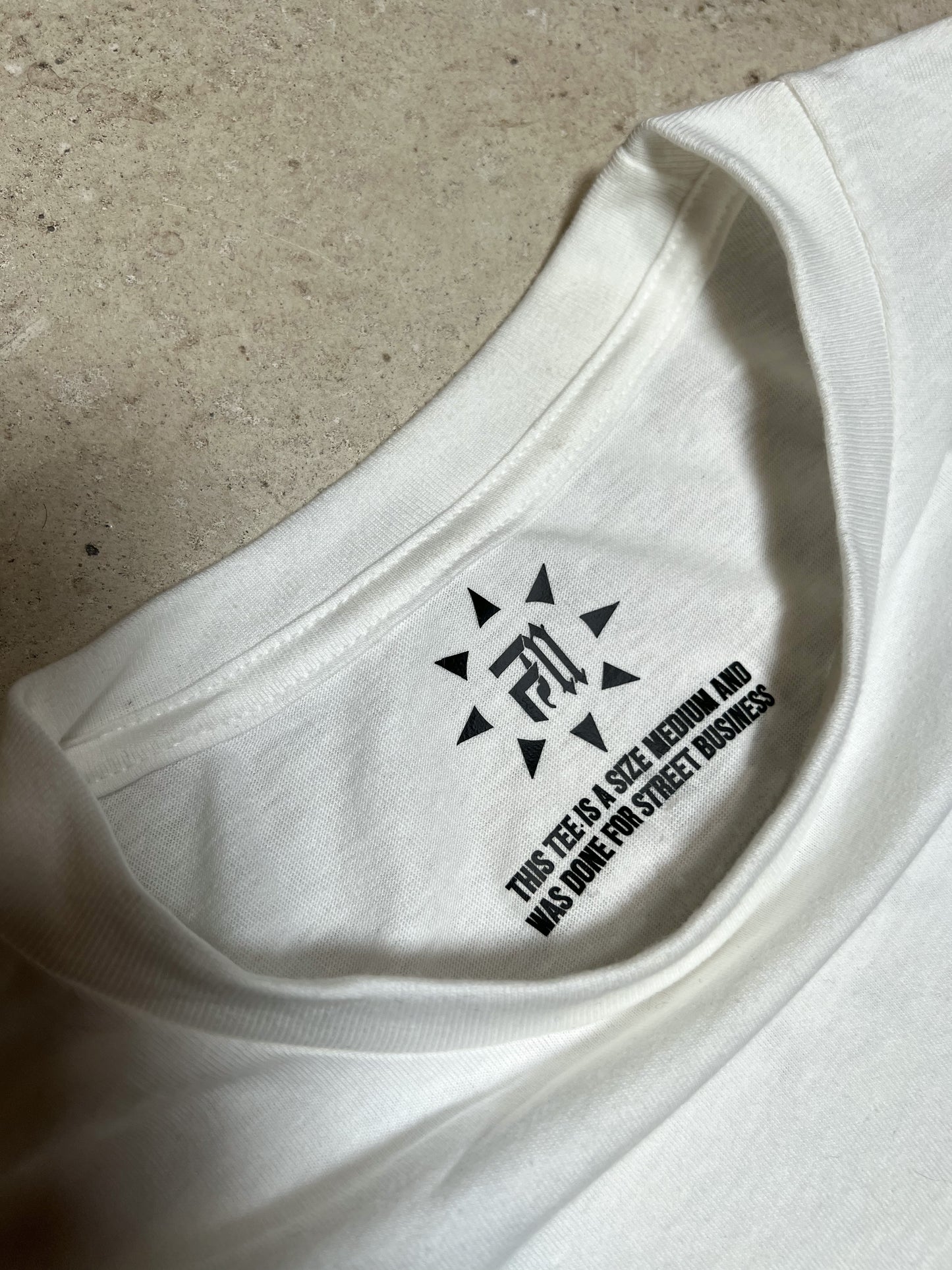 FM® White Tee "free trip"